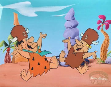 Hanna-Barbera, 'Fred & Barney', Limited Edition Sericel