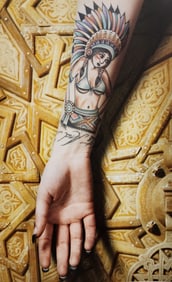 Christian Saint, Tattoo Top Model, 2015