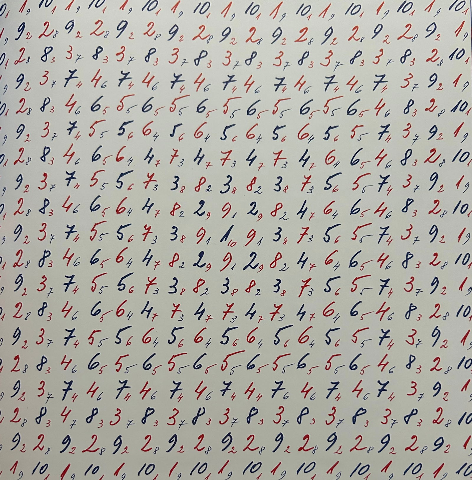 Victor Vaserely, Numbers (1 of 1)