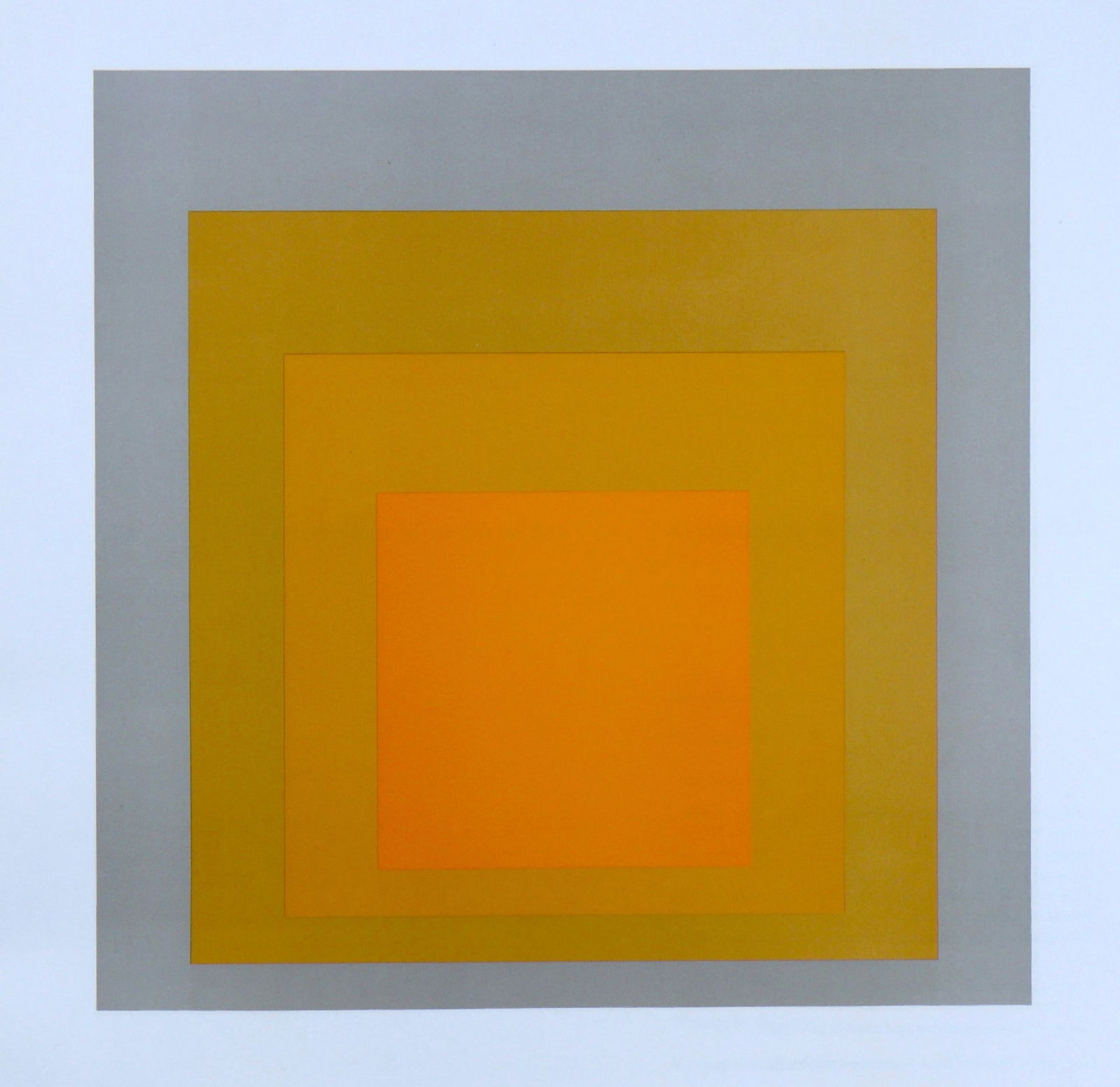 Josef Albers, Homage to the Square: Beyond Focus', Framed Silkscreen Print, 1969 (1 of 1)