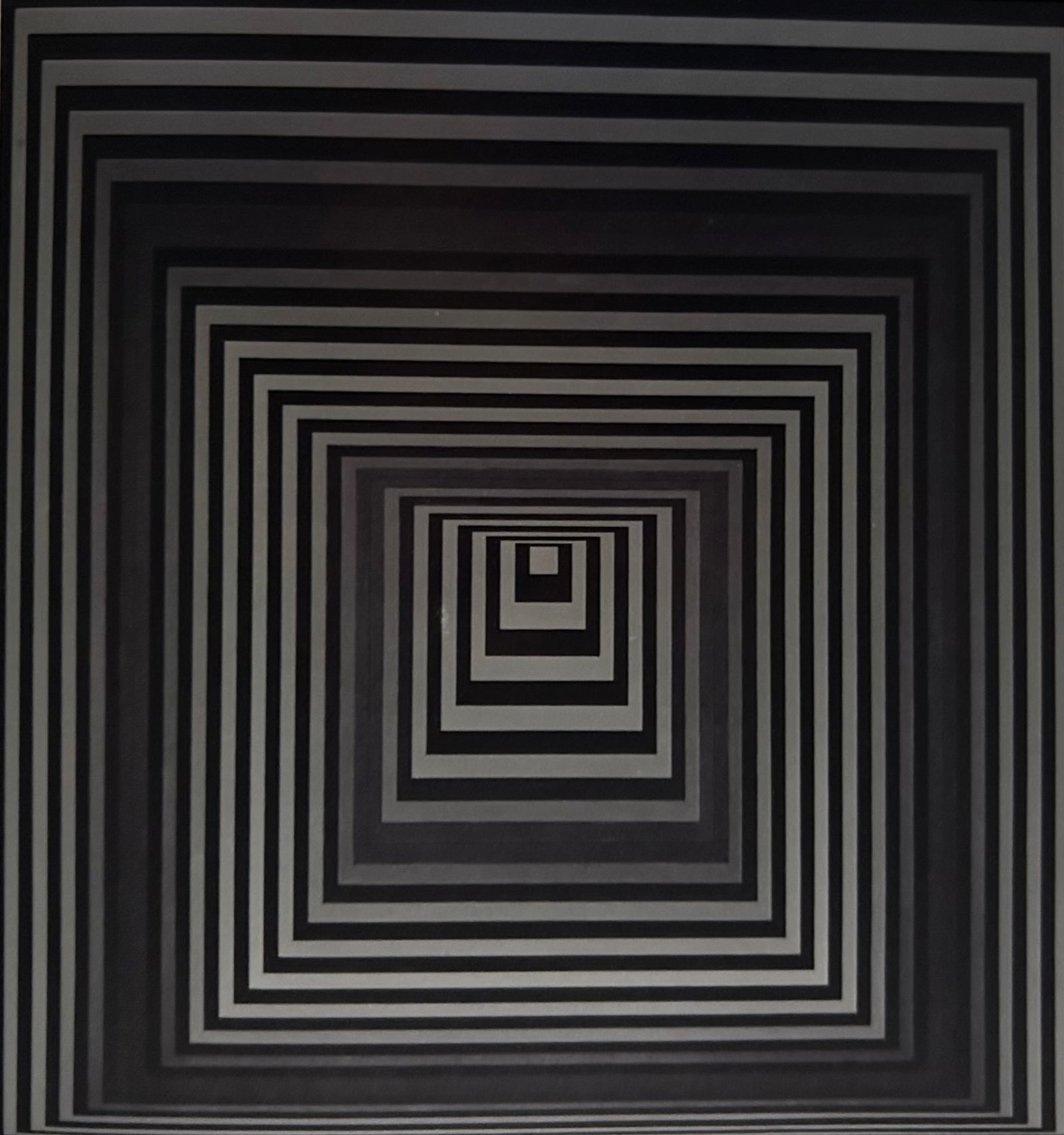 Victor Vaserely, Grey and black line pattern (1 of 1)