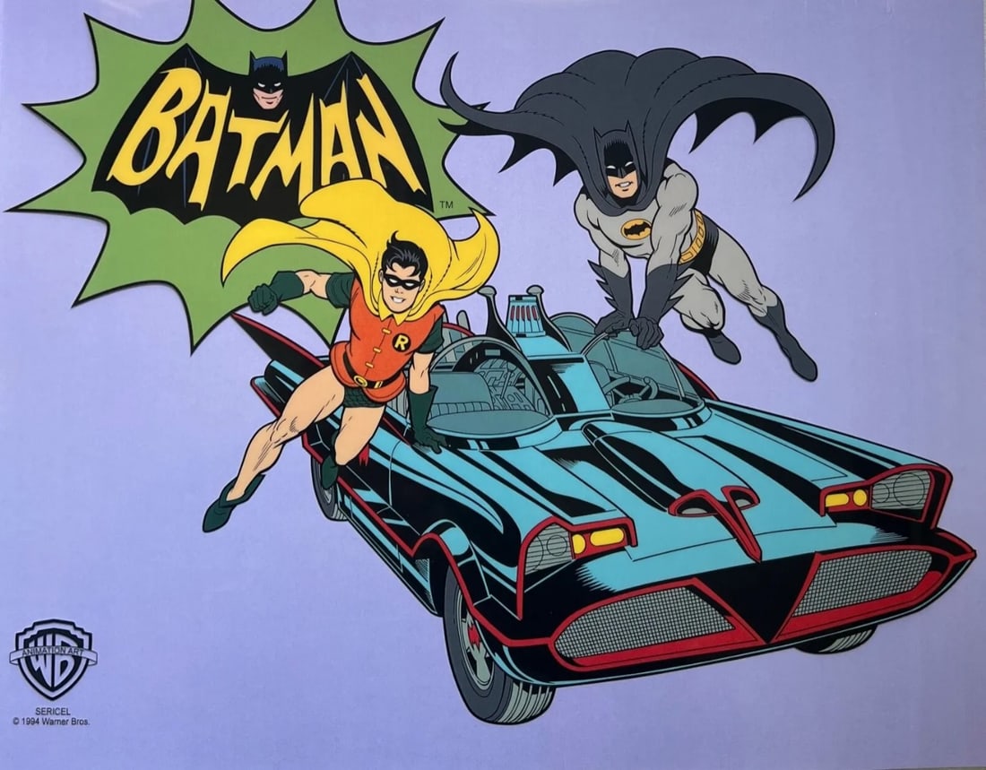 Warner Bros, 'Batman & Robin', Limited Edition Animation Cel (1 of 1)