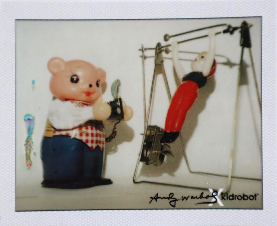 Andy Warhol (After), "Toy" - Bear 1983, Framed Estate Polaroid: Description After Andy Warhol Title-Toy, 1983 Polaroid published in 2017 by Kidrobot, LLC Copy right- The Andy Warhol Foundation for the visual arts, Inc. Polaroid size: 4.25" x 3.5"Framed Approx.: 10