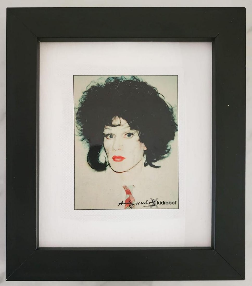 Andy Warhol (After), 'Andy Warhol, In Drag' 1981, Framed Estate Polaroid (1 of 2)