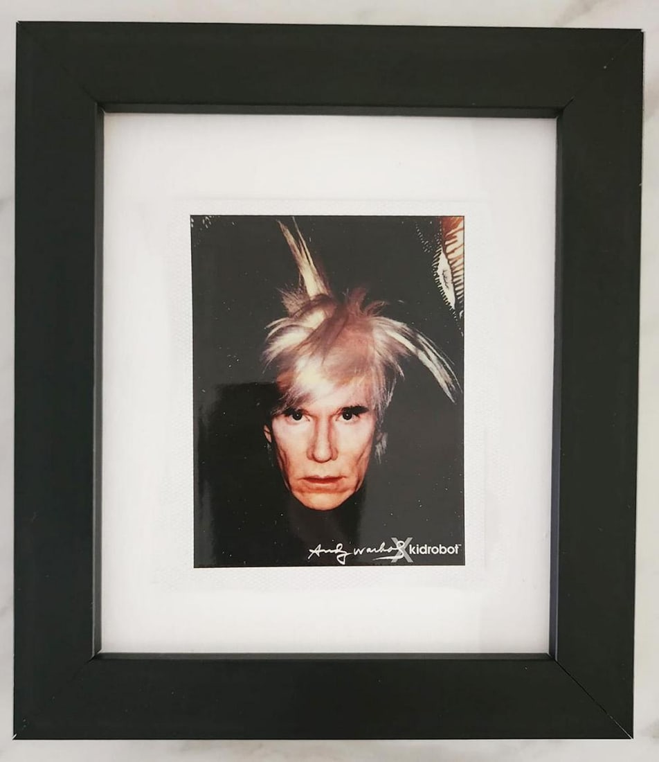 Andy Warhol (After), 'Self Portrait - 1' 1986, Framed Estate Polaroid (1 of 1)