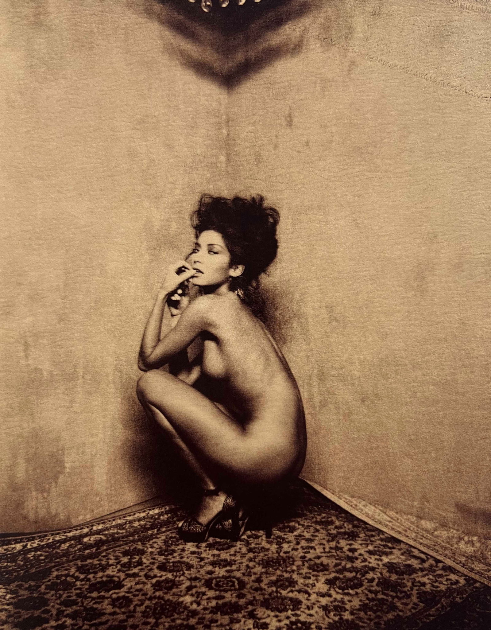 Marc Lagrange, Chocolate Nudes, 2019: Photographer: Marc Lagrange was a Belgian photographer known for his nude portraits of female figures. Lagrange created dream-like and fantastical narrative pictures populated by beautiful nudes that