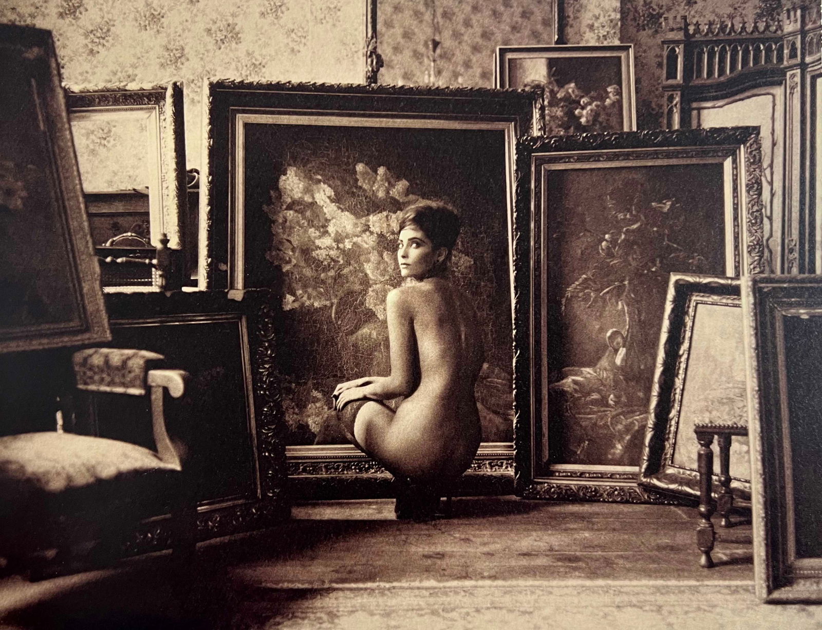Marc Lagrange, Chocolate Nudes, 2019: Photographer: Marc Lagrange was a Belgian photographer known for his nude portraits of female figures. Lagrange created dream-like and fantastical narrative pictures populated by beautiful nudes that