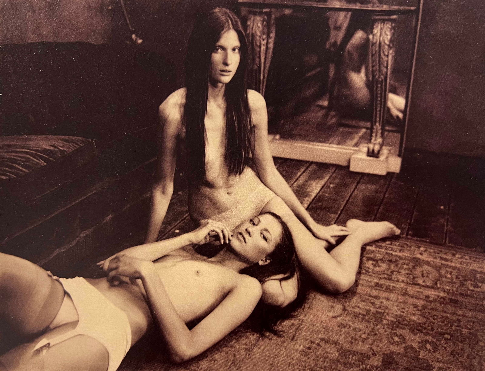 Marc Lagrange, Chocolate Nudes, 2019: Photographer: Marc Lagrange was a Belgian photographer known for his nude portraits of female figures. Lagrange created dream-like and fantastical narrative pictures populated by beautiful nudes that