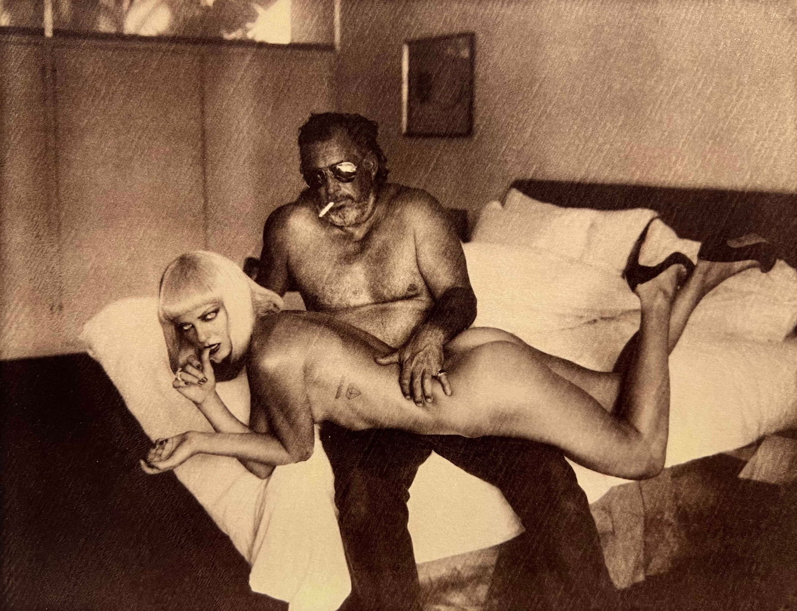 Marc Lagrange, Chocolate Nudes, 2019: Photographer: Marc Lagrange was a Belgian photographer known for his nude portraits of female figures. Lagrange created dream-like and fantastical narrative pictures populated by beautiful nudes that