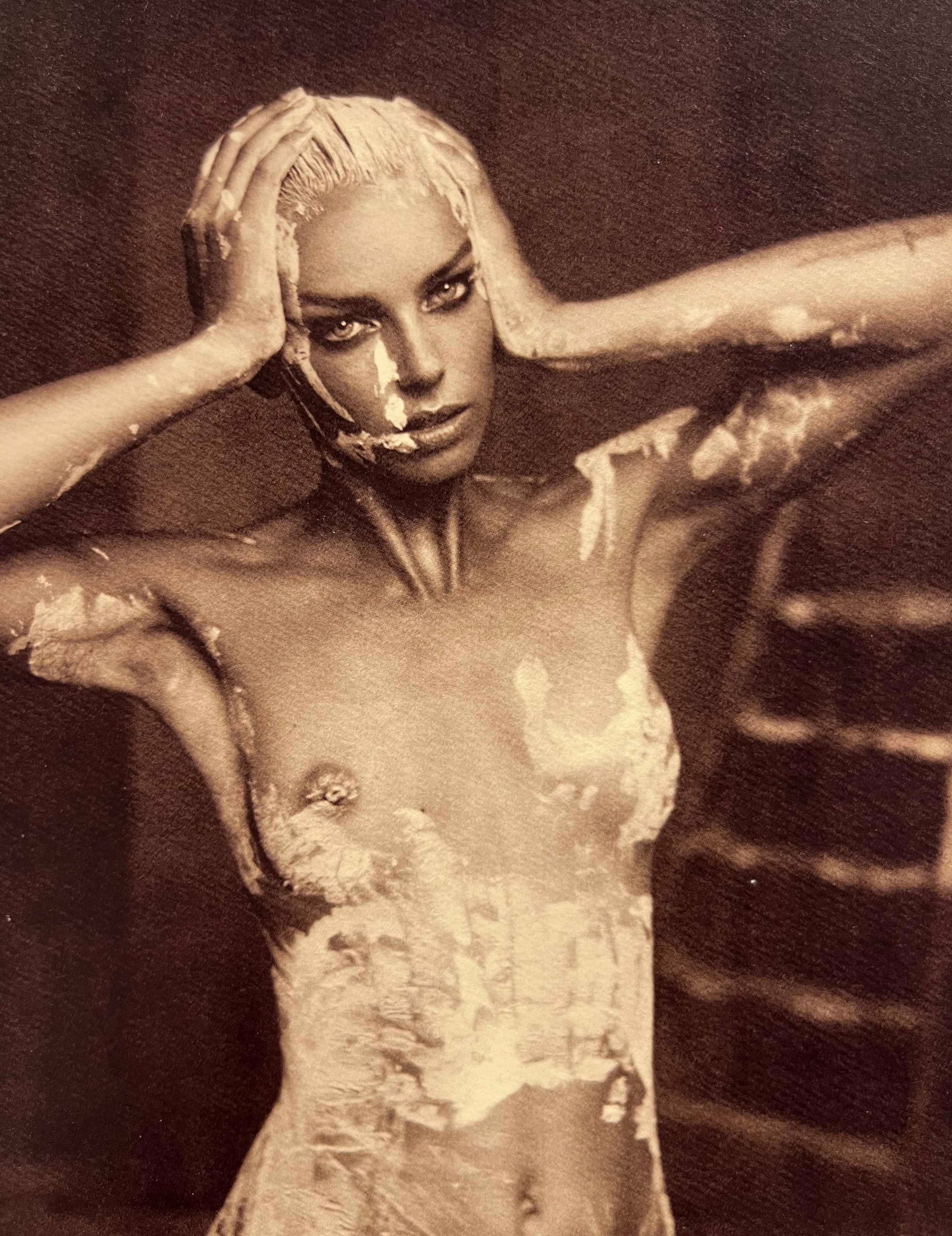 Marc Lagrange, Chocolate Nudes, 2019: Photographer: Marc Lagrange was a Belgian photographer known for his nude portraits of female figures. Lagrange created dream-like and fantastical narrative pictures populated by beautiful nudes that