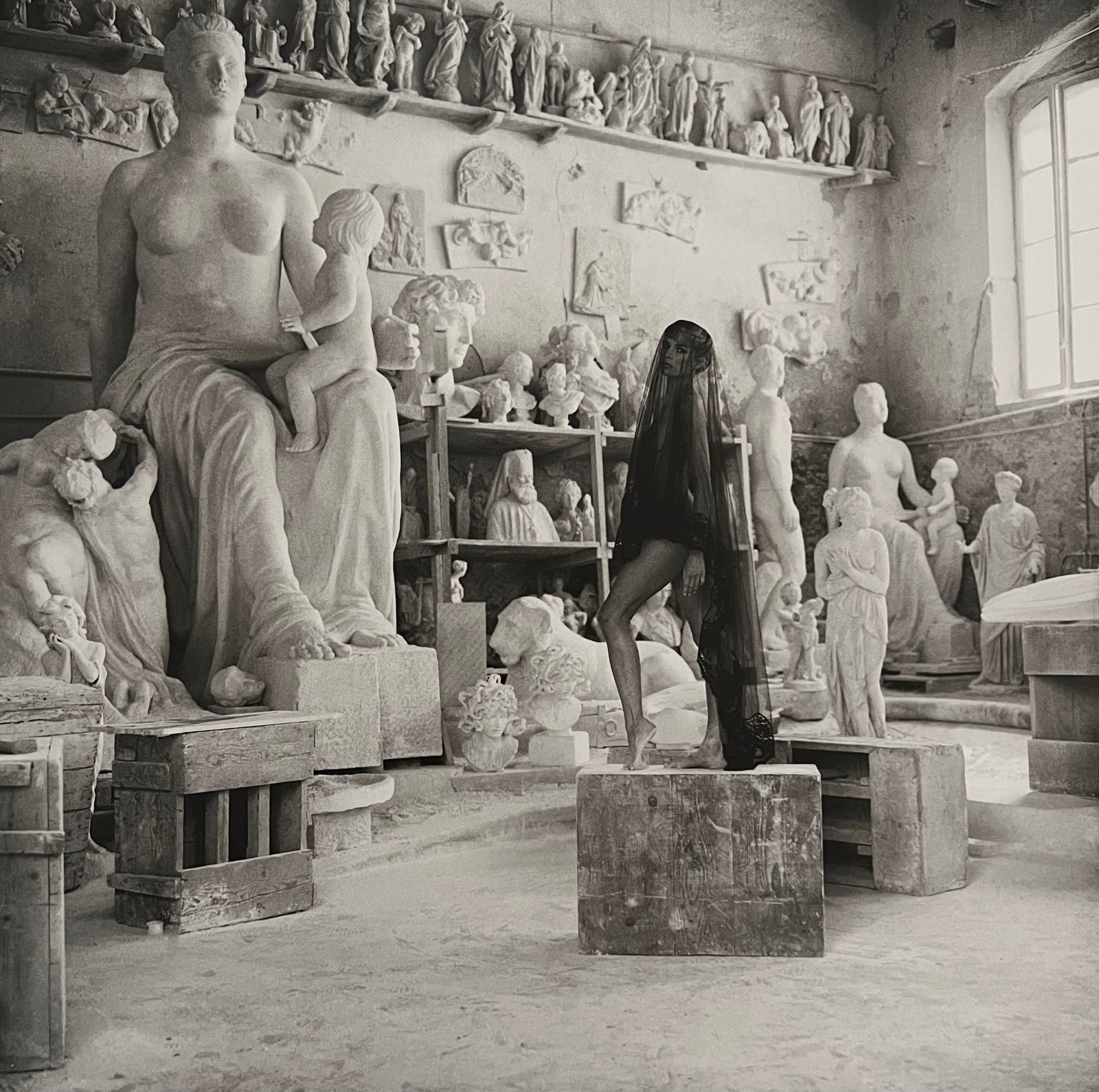 Marc Lagrange - Senza Parole, 2015: Photographer: Marc Lagrange was a Belgian photographer known for his nude portraits of female figures. Lagrange created dream-like and fantastical narrative pictures populated by beautiful nudes that