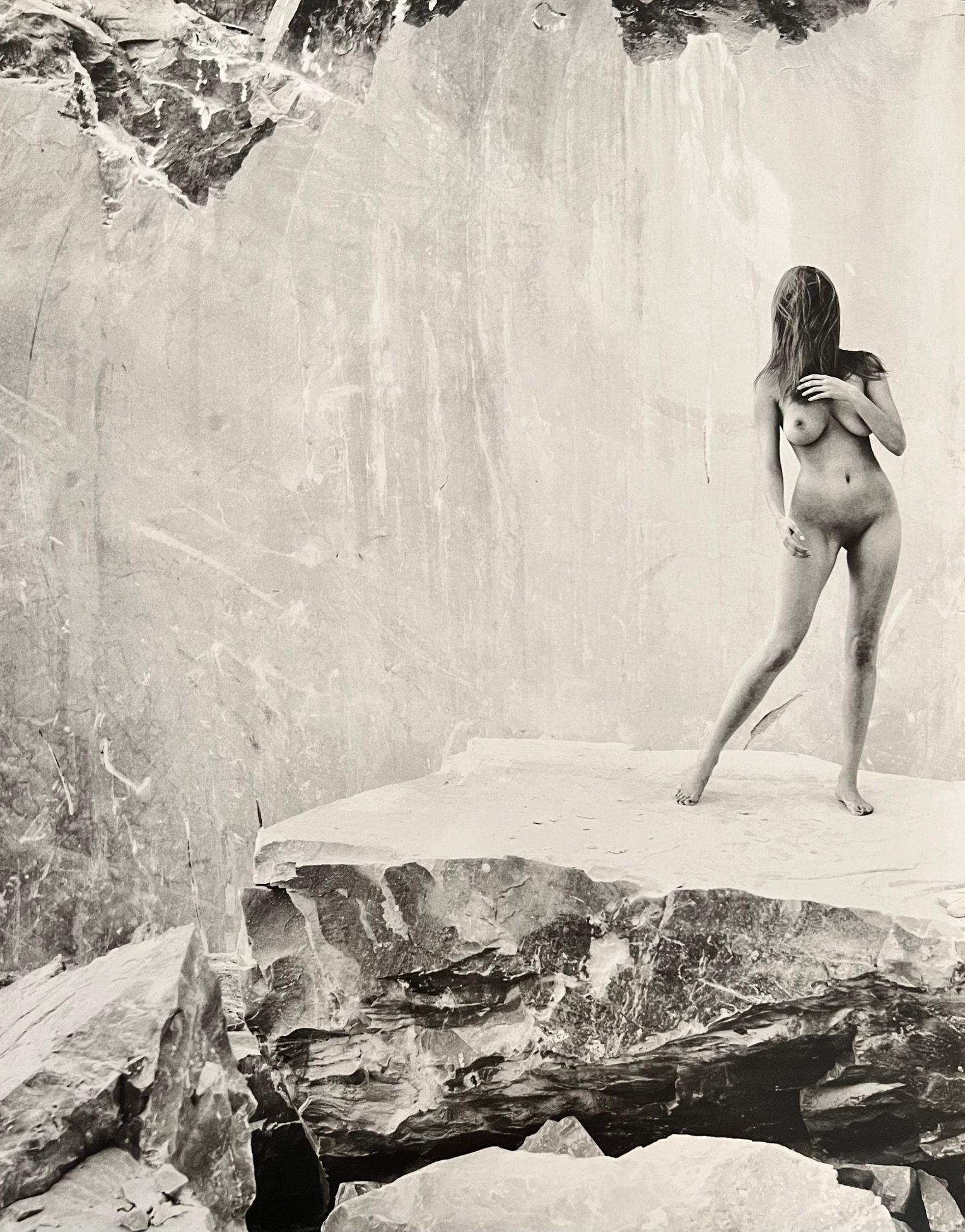 Marc Lagrange - Senza Parole, 2015: Photographer: Marc Lagrange was a Belgian photographer known for his nude portraits of female figures. Lagrange created dream-like and fantastical narrative pictures populated by beautiful nudes that