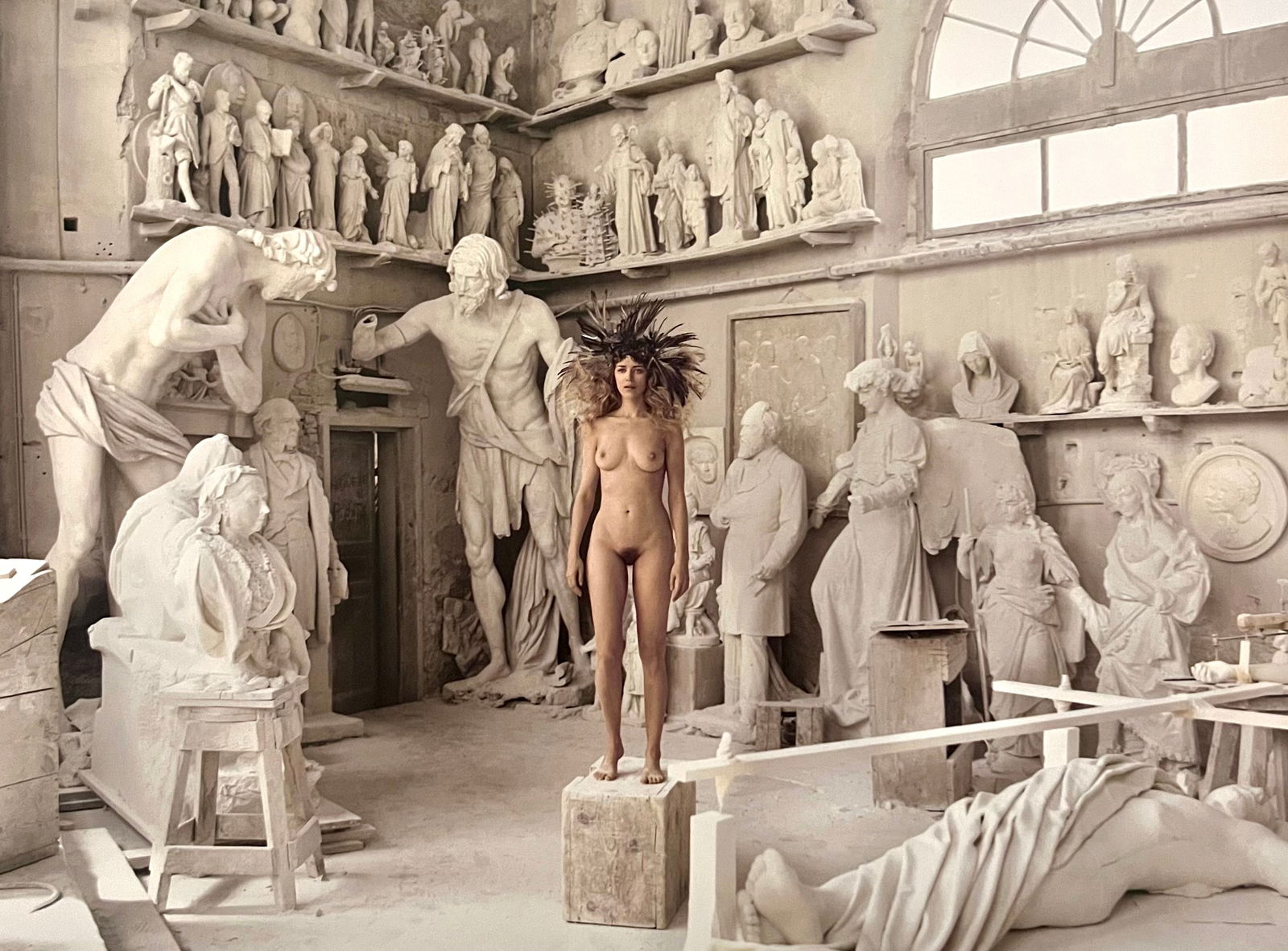 Marc Lagrange - Senza Parole, 2015: Photographer: Marc Lagrange was a Belgian photographer known for his nude portraits of female figures. Lagrange created dream-like and fantastical narrative pictures populated by beautiful nudes that