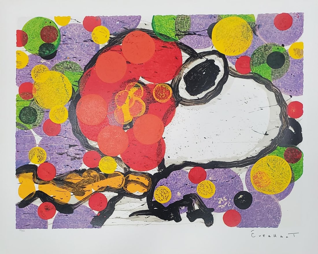 Tom Everhart, "Synchronize My Boogie Afternoon", Signed Limited Edition Lithograph: Synchronize My Boogie Afternoon By Tom Everhart. Limited Edition Lithograph . Size: 34 x 27.5 in. Edition: From the Edition of 350. Hand Signed : Lower Right. Condition: Excellent Comes Unframed Tom E
