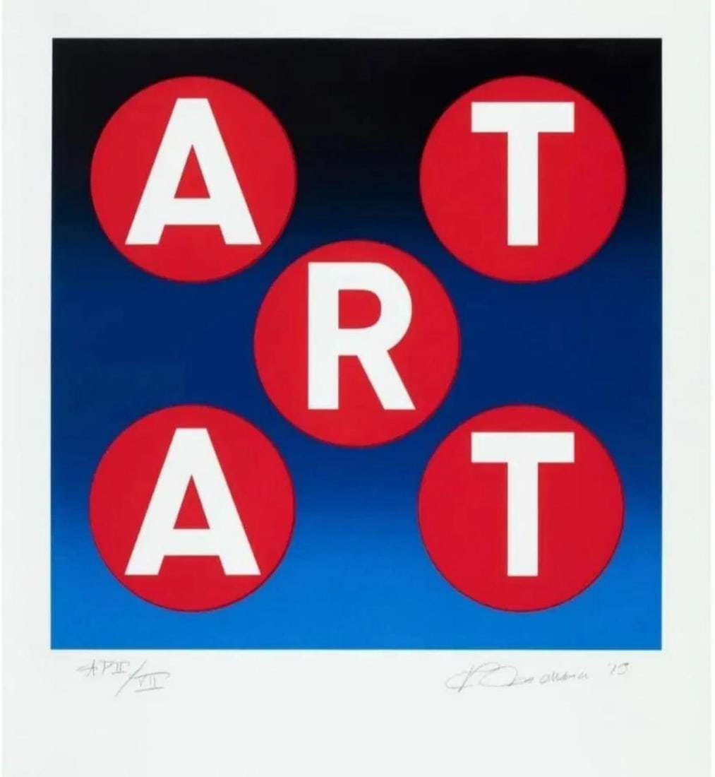 Robert Indiana Robert Indiana "ART - 2013" Screenprint, AP 2/7 - Artist estate (1 of 1)