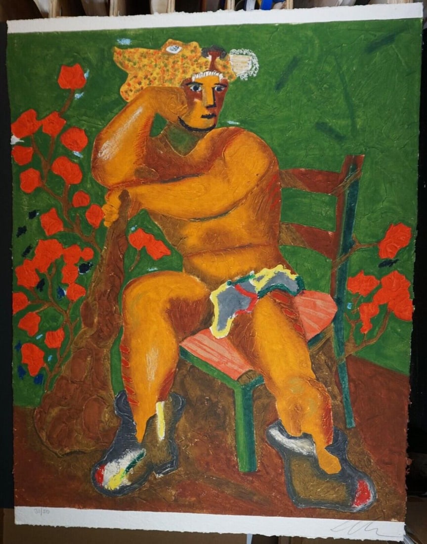 Sandro Chia, 'Untitled #8', Signed Limited Edition Etching, 1990 (1 of 3)