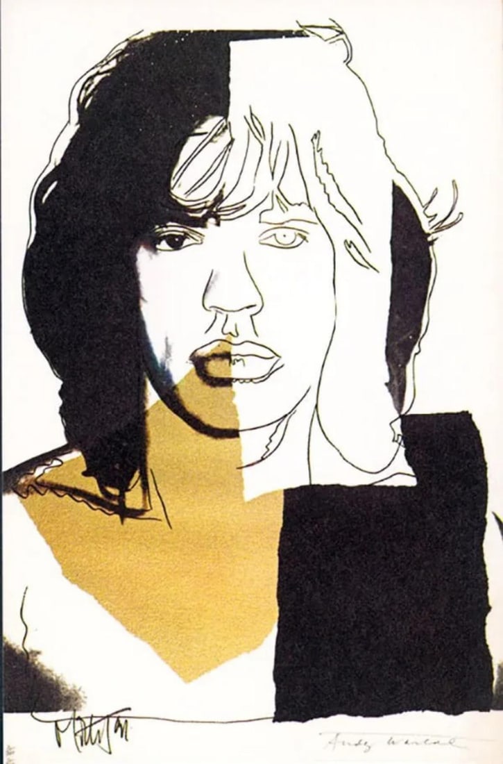 Andy Warhol, 'Mick Jagger Fsii.146', Framed Announcement-Card, 1975 (1 of 2)