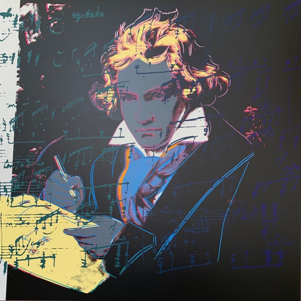 Andy Warhol, 'Beethoven 393, Sunday B Morning Screen Print: Item Details Description Original Limited Edition Silk Screen on 100% Acid Free Archival Museum Board 2020 Edition Size: 3000 Paper Size: 38.5 x 38.5 Sunday B. Mornings editions are stamped on the ver