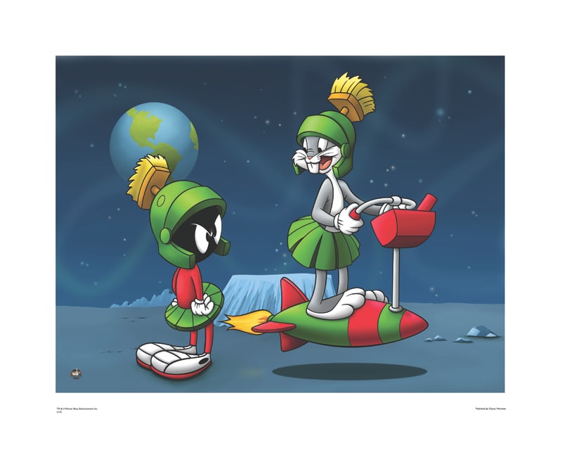 Warner Bros, Looney Tunes, Bugs Bunny & Marvin the Martian, "Bugs Annoying Marvin" (1 of 1)