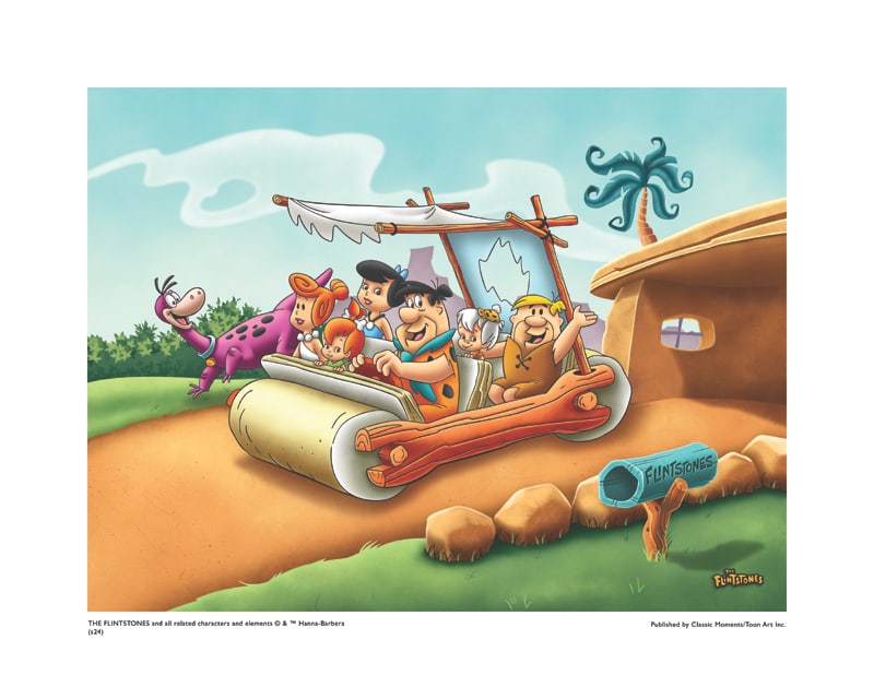 Warner Bros, Hanna-Barbera, Flintstone's, "Car" (1 of 1)