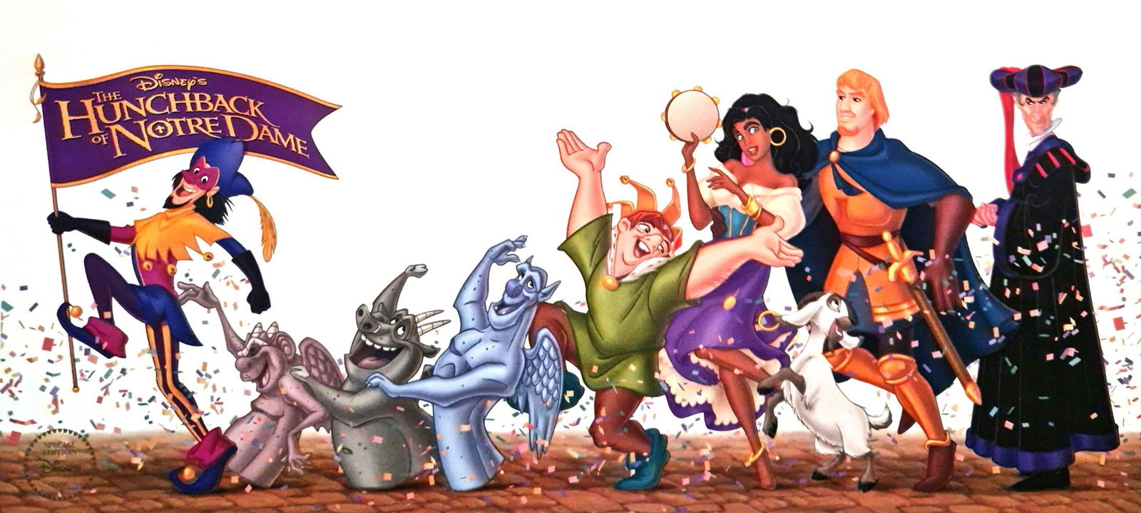 Disney, The Hunchback Of Notre Dame, Special Edition Lithograph: Subject: Hunchback of Notre Dame Type: Lithograph Year: 1996 Size: 16" x 8" Country of Origin: USA Condition: Excellent