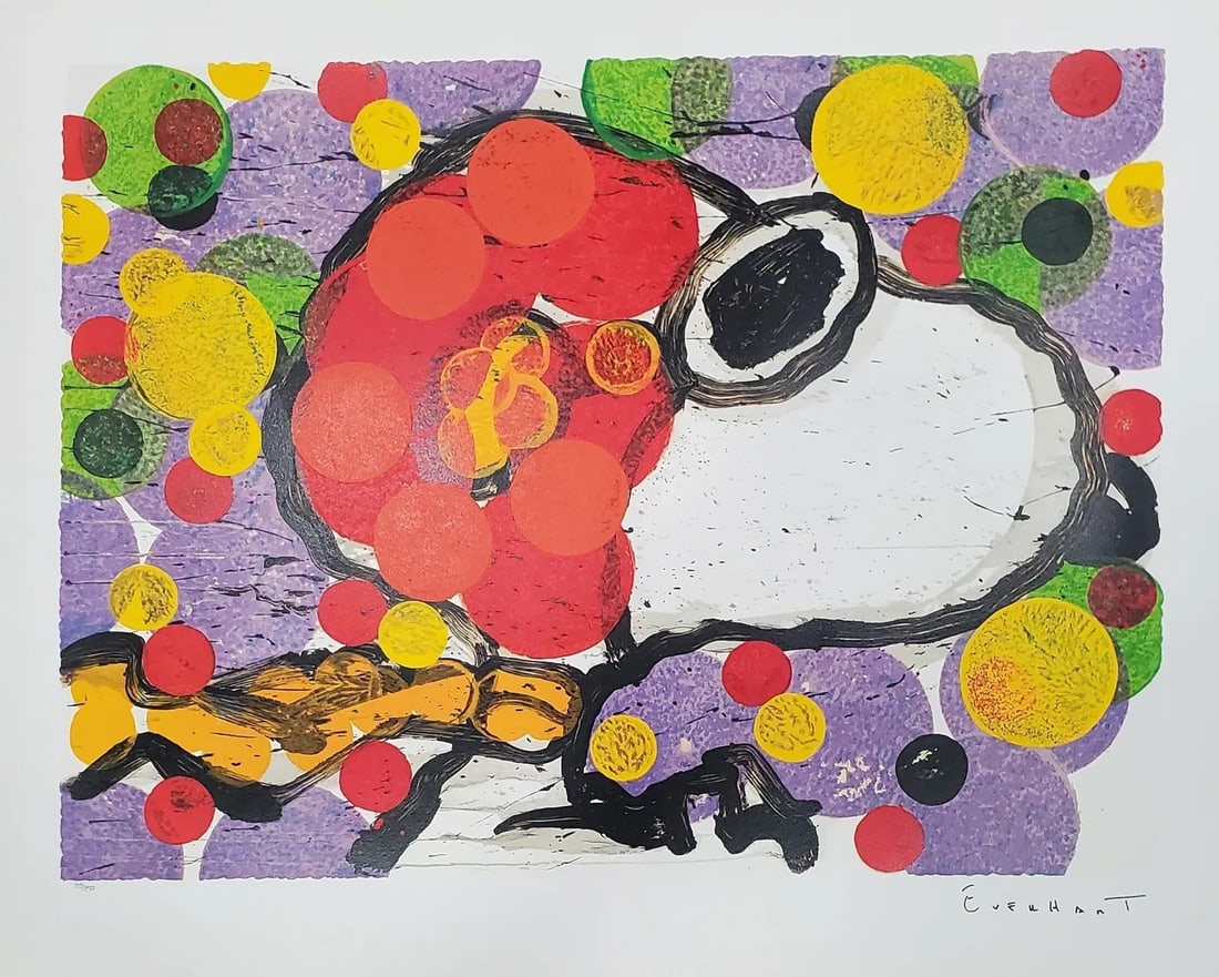Tom Everhart, "Synchronize My Boogie Afternoon", Signed Limited Edition Lithograph: Synchronize My Boogie Afternoon By Tom Everhart. Limited Edition Lithograph . Size: 34 x 27.5 in. Edition: From the Edition of 350. Hand Signed : Lower Right. Condition: Excellent Comes Unframed Tom E