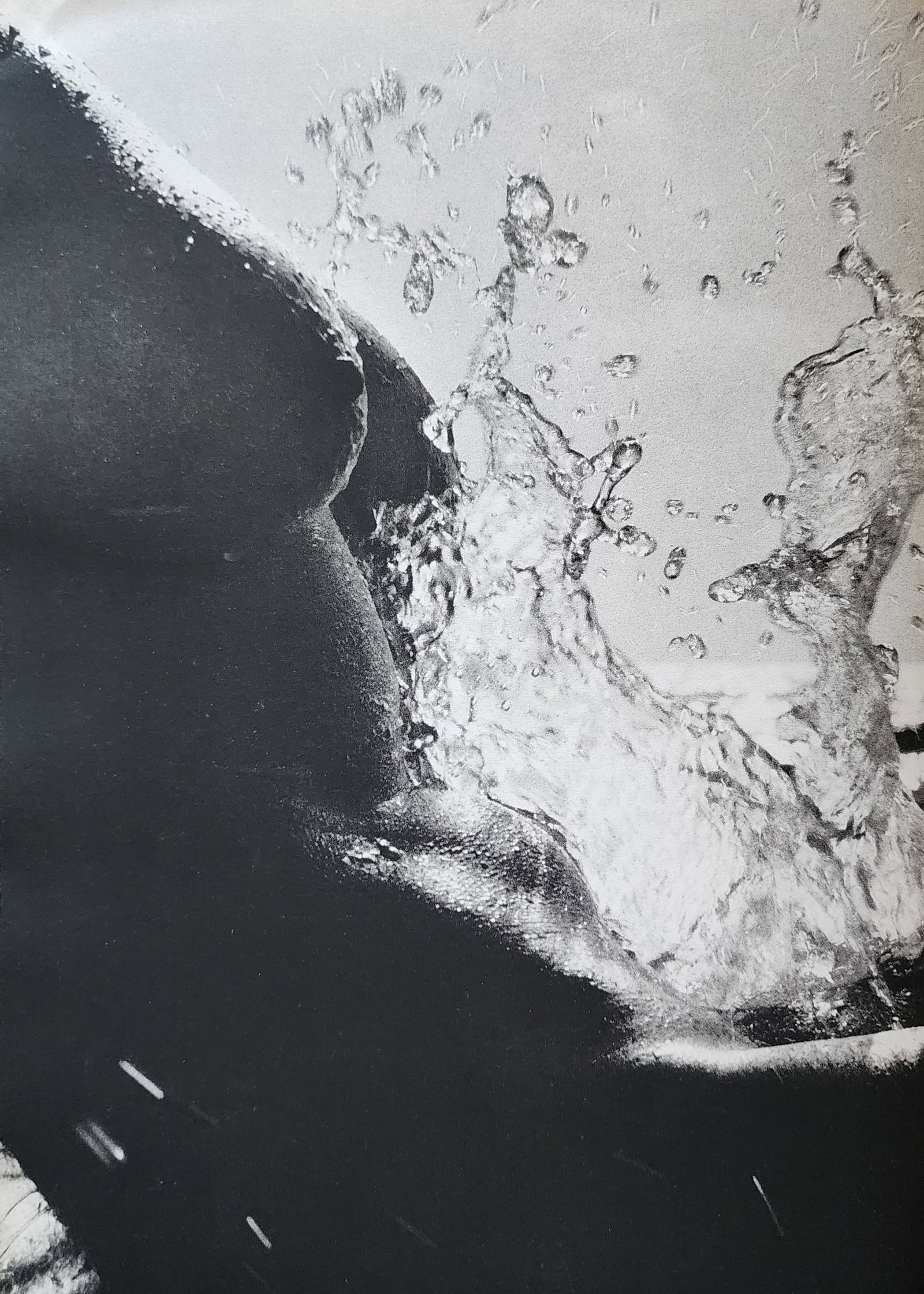 Lucien Clergue, On the beach, 1973: Photographer: Lucien Clergue (France, 1934 - 2014) - renowned French photographer with a diverse body of work, he is perhaps best known for his dynamic female nude studies in and around water which of