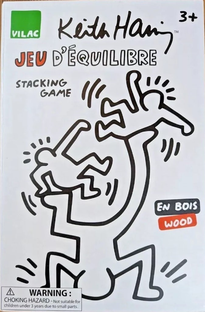 Keith Haring Stacking Game Limited Edition Game: Artist: George Rodrigue Title: Midnight Surprise Year: 2000 Dimensions: 20in. by 16in. Edition: from the rare limited edition of 150 Medium: Original serigraph on paper Condition: Excellent