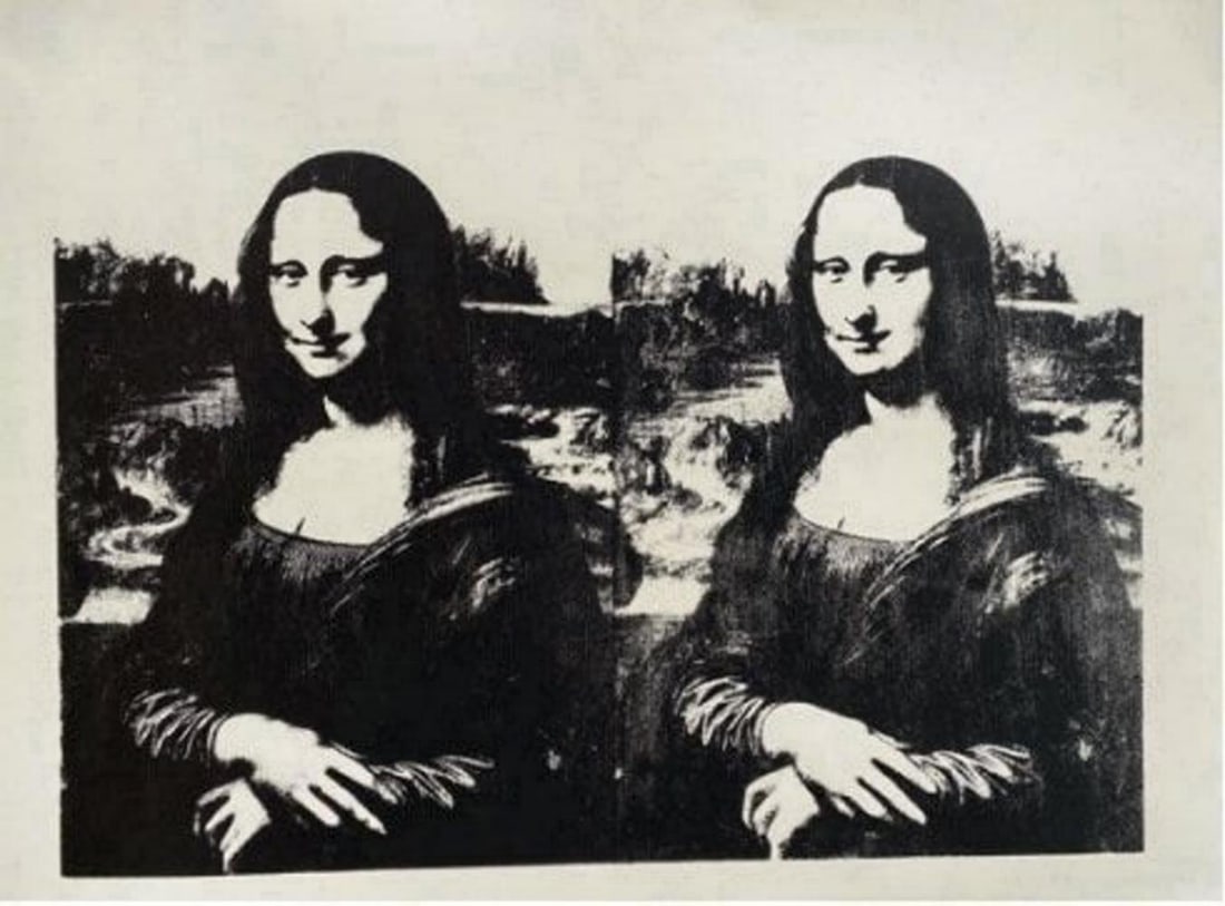 Andy Warhol Da Vinci Mona Lisa Sunday B Morning Double: Original Limited Edition Silkscreen on Premium Vellum Edition Size: 2500 Paper Size: 25 x 35 Unsigned. Published by Sunday B. Morning. Excellent Condition; never framed or matted. Publishers Certifica