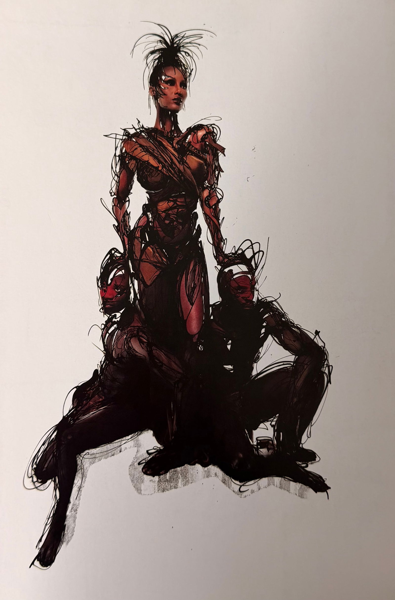 Iman, Super Model, 2007: Model: Iman Title/Subject: Super Model Type Of Print: Authentic Sheet Fed Photogravure/Heliogravure. Date Of Print: 2007 Paper: Medium weight, satin/matte finish. Print Origin: Singapore Approximate I