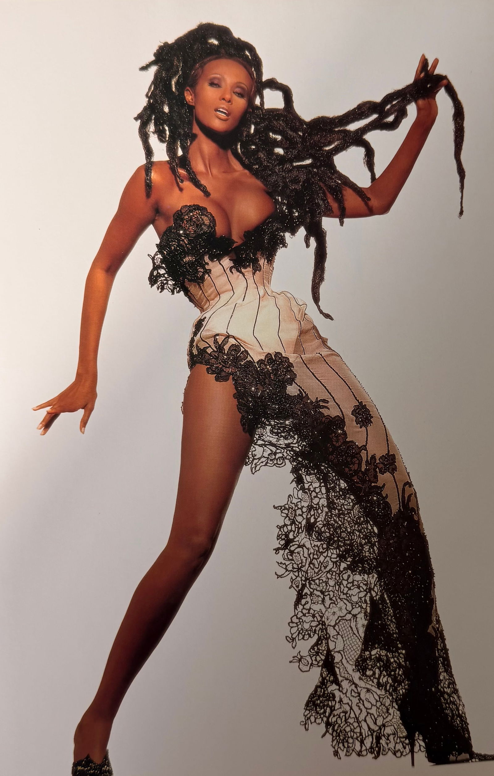 Iman, Super Model, 2007: Model: Iman Title/Subject: Super Model Type Of Print: Authentic Sheet Fed Photogravure/Heliogravure. Date Of Print: 2007 Paper: Medium weight, satin/matte finish. Print Origin: Singapore Approximate I