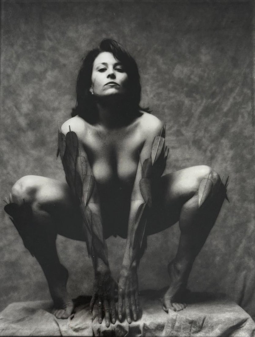 Oi Veerasarn - B-W nude, 1997: Artist/Photographer: Oi Veerasarn Title/Subject: Black & White nude Type Of Print: Authentic Sheet Fed Photogravure/Heliogravure. Date Of Print: 1997 Paper: Medium weight, satin/matte finish. Print Or