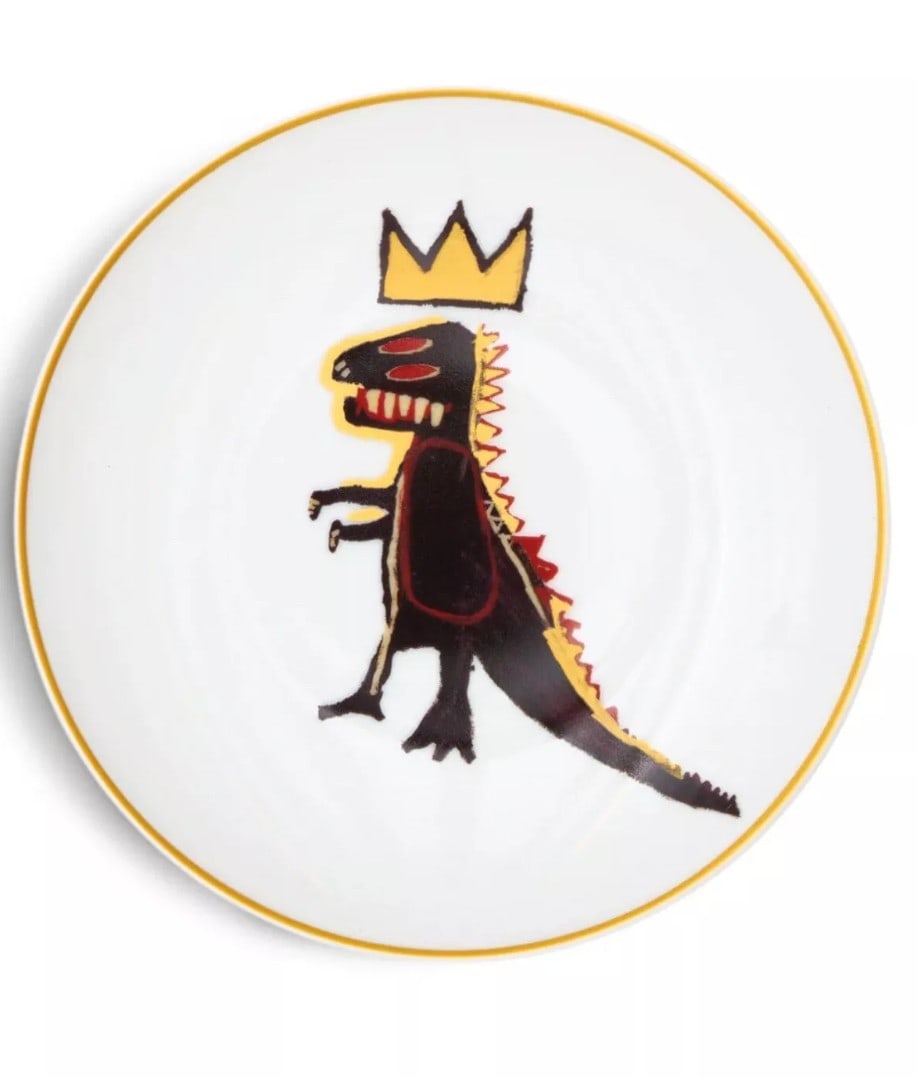 Jean Michel Basquiat, 'Pez Dispenser', Licensed Porcelain Plate: Artist: Jean Michel Basquiat Title: Pez Dispenser Surface: Porcelain Plate Edition: Licensed Dimensions: 8.5"x8.5" Year: 2012 Producer: Ligne BlancheCondition: Excellent