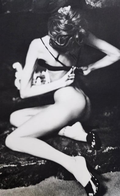 Ellen Von Unwerth 'Twin Palms' 1994: Artist/Photographer: Ellen Von Unwerth Title/Subject: Twin Palms Type Of Print: Authentic Sheet Fed Photogravure/Heliogravure. Date Of Print: 1994 Paper: Medium weight, satin/matte finish. Print Origi