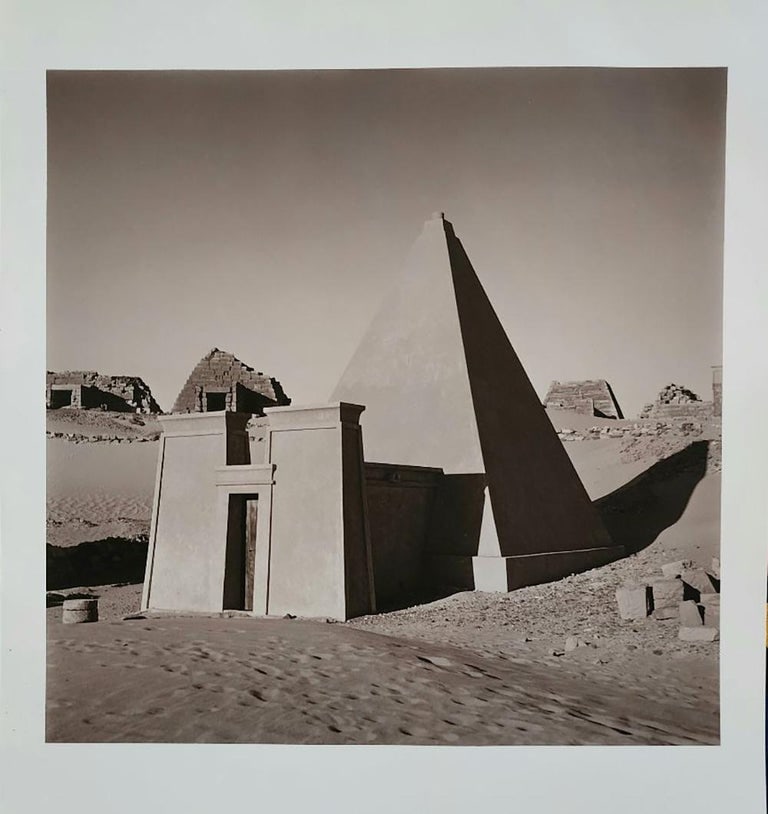 Lynn Davis 'Meroe, Sudan, 1988', Signed & Numbered Gelatin Silver Print 1999: Photographer: Lynn Davis Title: Meroe, Sudan Date Of Negative: 1988 Type Of Print: Gelatin Silver Print Date Of Print: 1999 Edition: 37/50 Numbered in ink, on the verso, left side Signture: hand signe