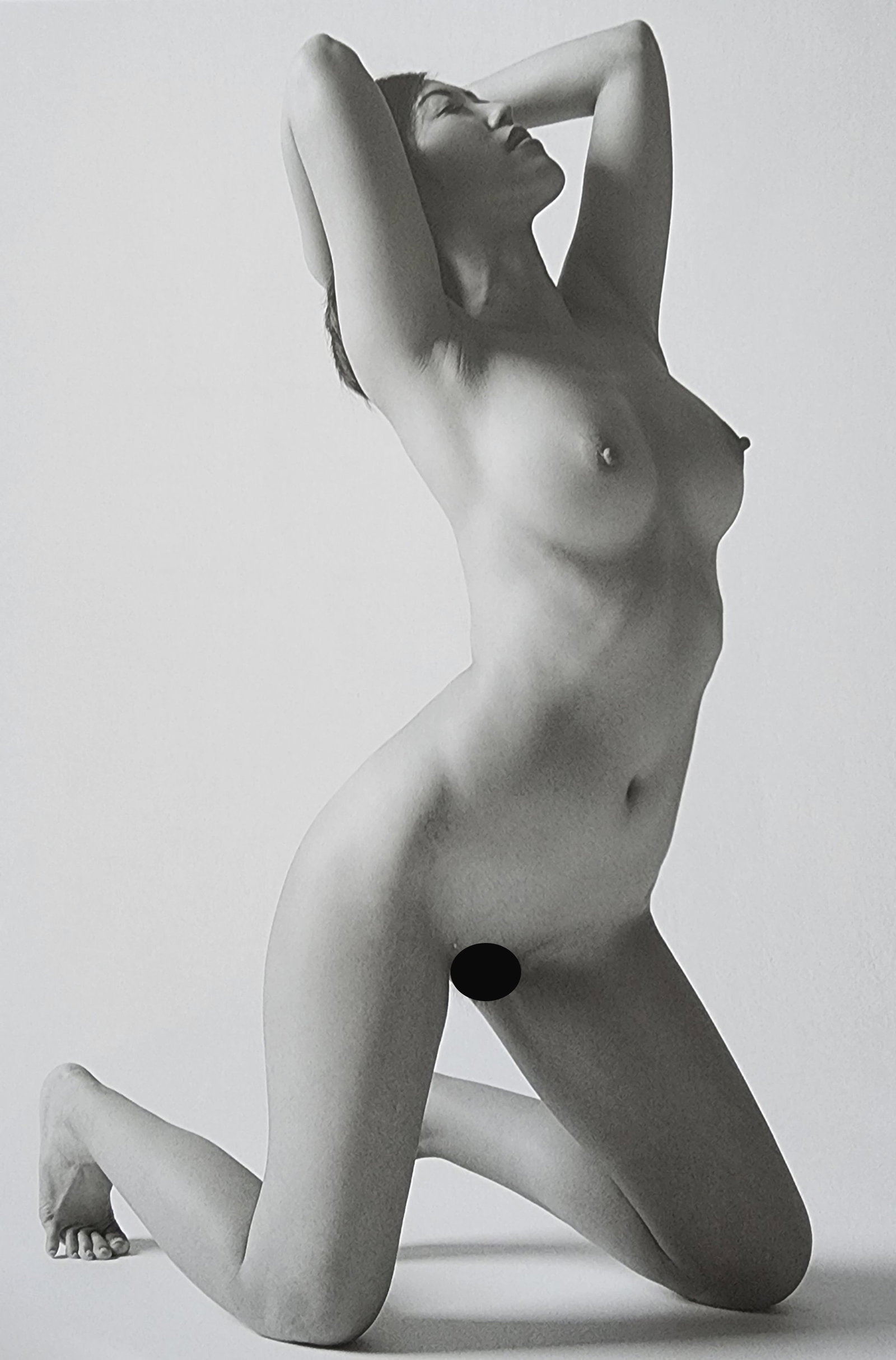 Akira Hasegawa, Visual nude pose - 2018: Artist/Photographer: Akira Hasegawa Title/Subject: Visual nude pose Type Of Print: Authentic Sheet Fed Photogravure/Heliogravure. Date Of Print: 2018 Paper: Medium weight, satin/matte finish. Print Or