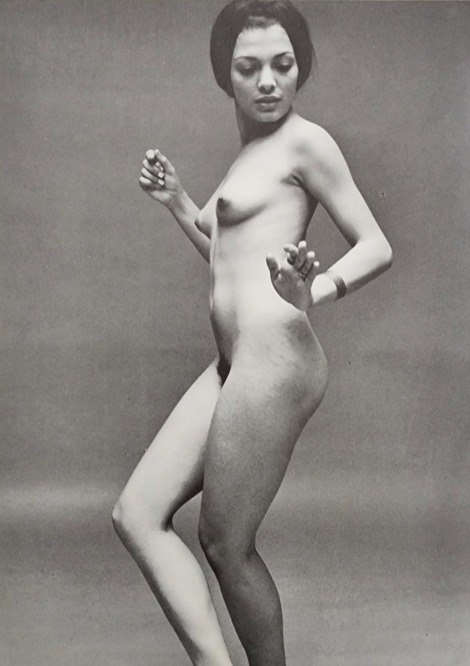 Andre de Dienes, Vintage Nudes, 1961: Artist/Photographer: Type Of Print: Authentic Sheet Fed Photogravure/Heliogravure. Date Of Print: Paper: Medium weight, satin/matte finish. Approximate Image Size: 8x5.5 inches Matted Size: 14x11 Inch