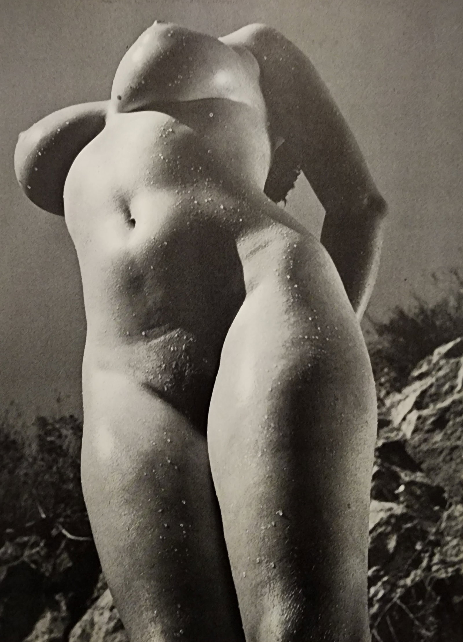 Andre de Dienes, Vintage Nudes, 1961: Artist/Photographer: Type Of Print: Authentic Sheet Fed Photogravure/Heliogravure. Date Of Print: Paper: Medium weight, satin/matte finish. Approximate Image Size: 8x5.5 inches Matted Size: 14x11 Inch