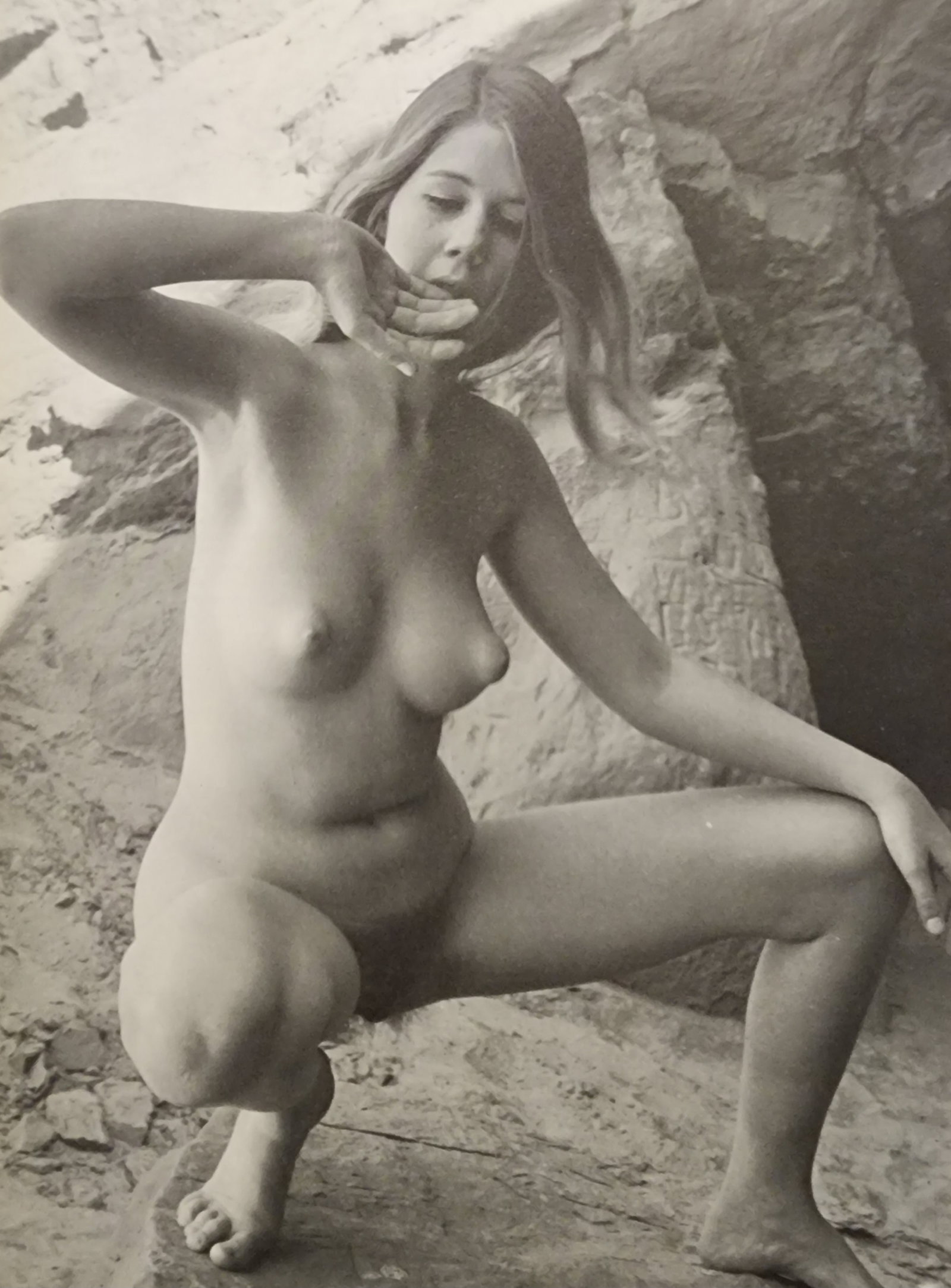 Andre de Dienes, Vintage Nudes, 1961: Artist/Photographer: Type Of Print: Authentic Sheet Fed Photogravure/Heliogravure. Date Of Print: Paper: Medium weight, satin/matte finish. Approximate Image Size: 8x5.5 inches Matted Size: 14x11 Inch