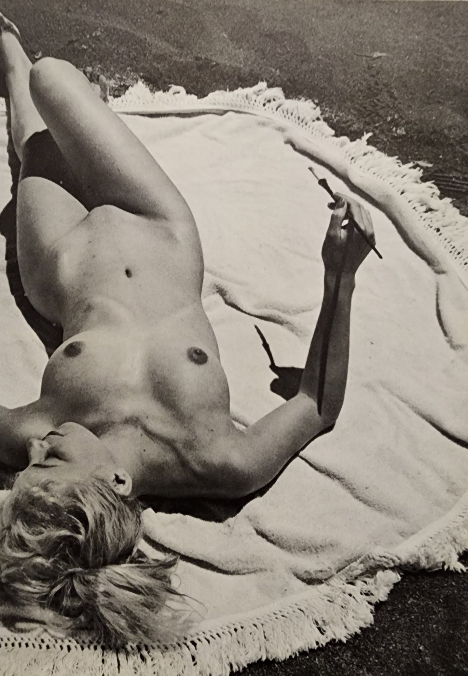 Andre de Dienes, Vintage Nudes, 1961: Artist/Photographer: Type Of Print: Authentic Sheet Fed Photogravure/Heliogravure. Date Of Print: Paper: Medium weight, satin/matte finish. Approximate Image Size: 8x5.5 inches Matted Size: 14x11 Inch