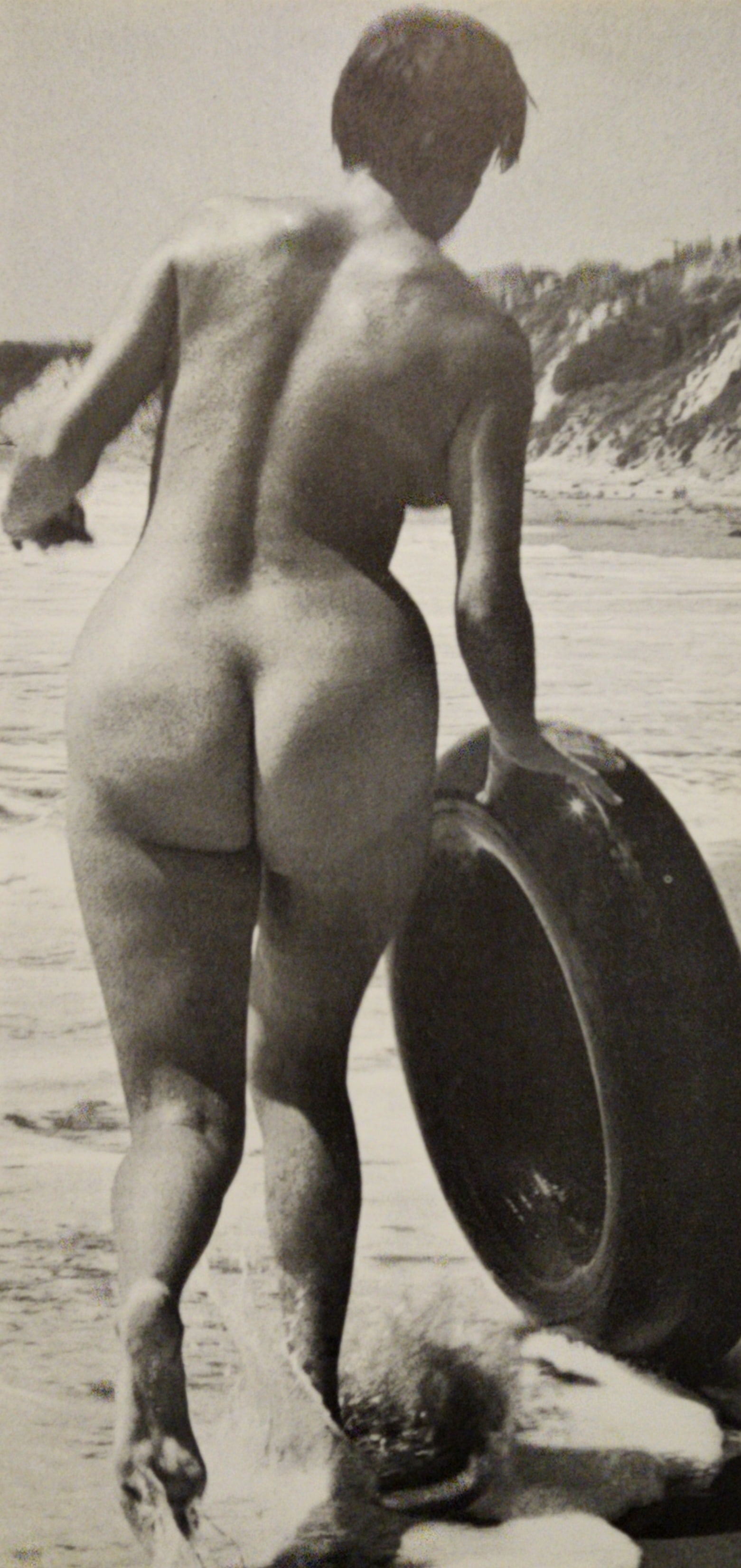 Andre de Dienes, Vintage Nudes, 1961: Artist/Photographer: Type Of Print: Authentic Sheet Fed Photogravure/Heliogravure. Date Of Print: Paper: Medium weight, satin/matte finish. Approximate Image Size: 8x5.5 inches Matted Size: 14x11 Inch