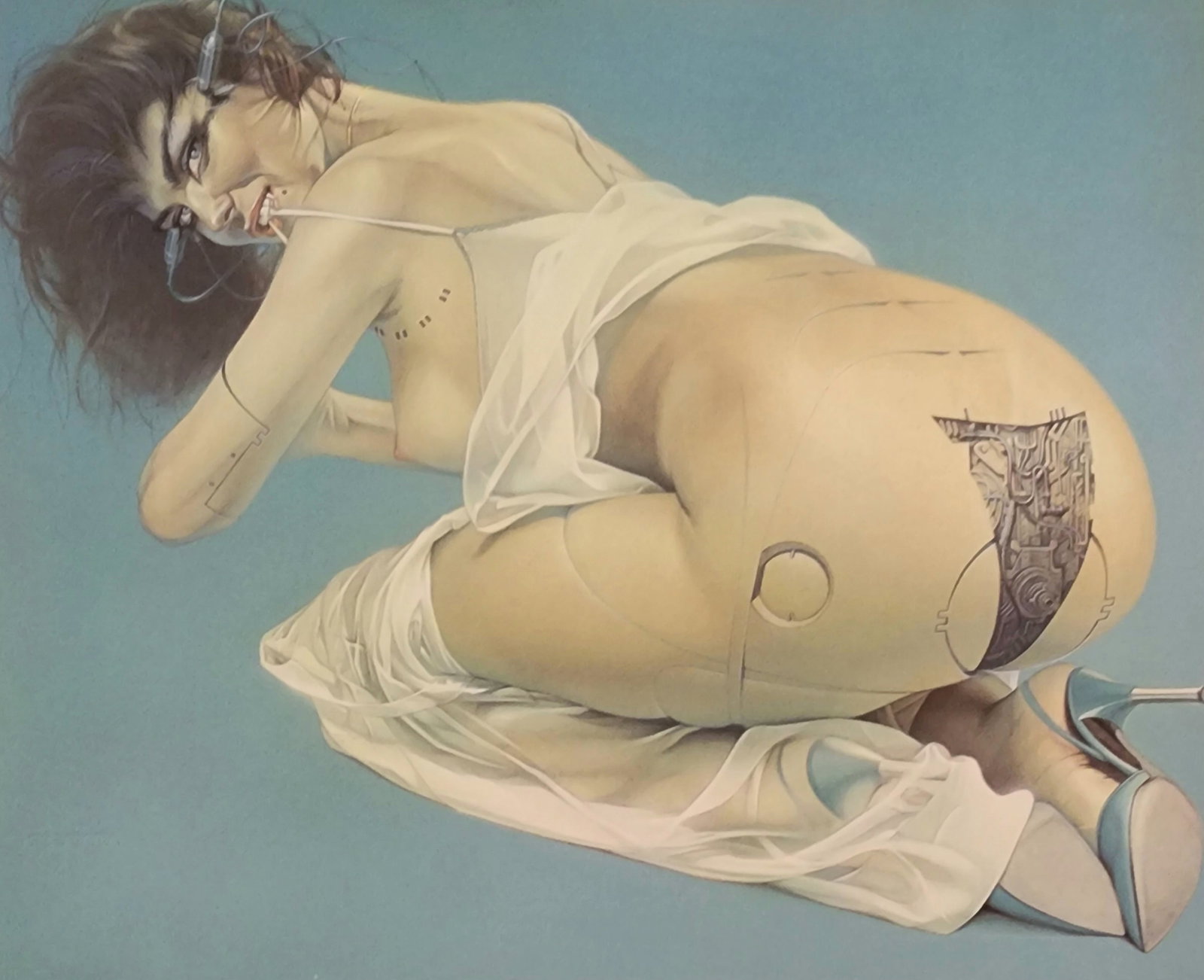 Hajime Sorayama, The Gynoids 1993 - Large format offset lithograph (1 of 1)