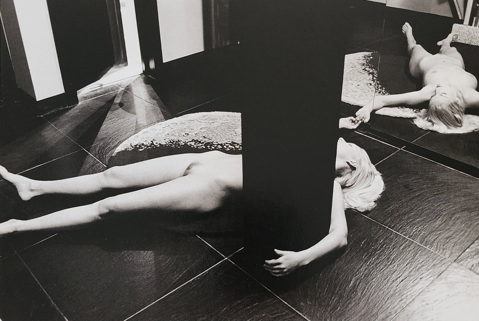 Helmut Newton 'Nude 1977 - 2002: Photographer: Helmut Newton Title/Subject: Nude Date Of Negative: 1997 - 2002 Type Of Print: Authentic Sheet Fed Photogravure/Heliogravure. Date Of Print: 2004 Paper: Medium weight, satin/matte finish