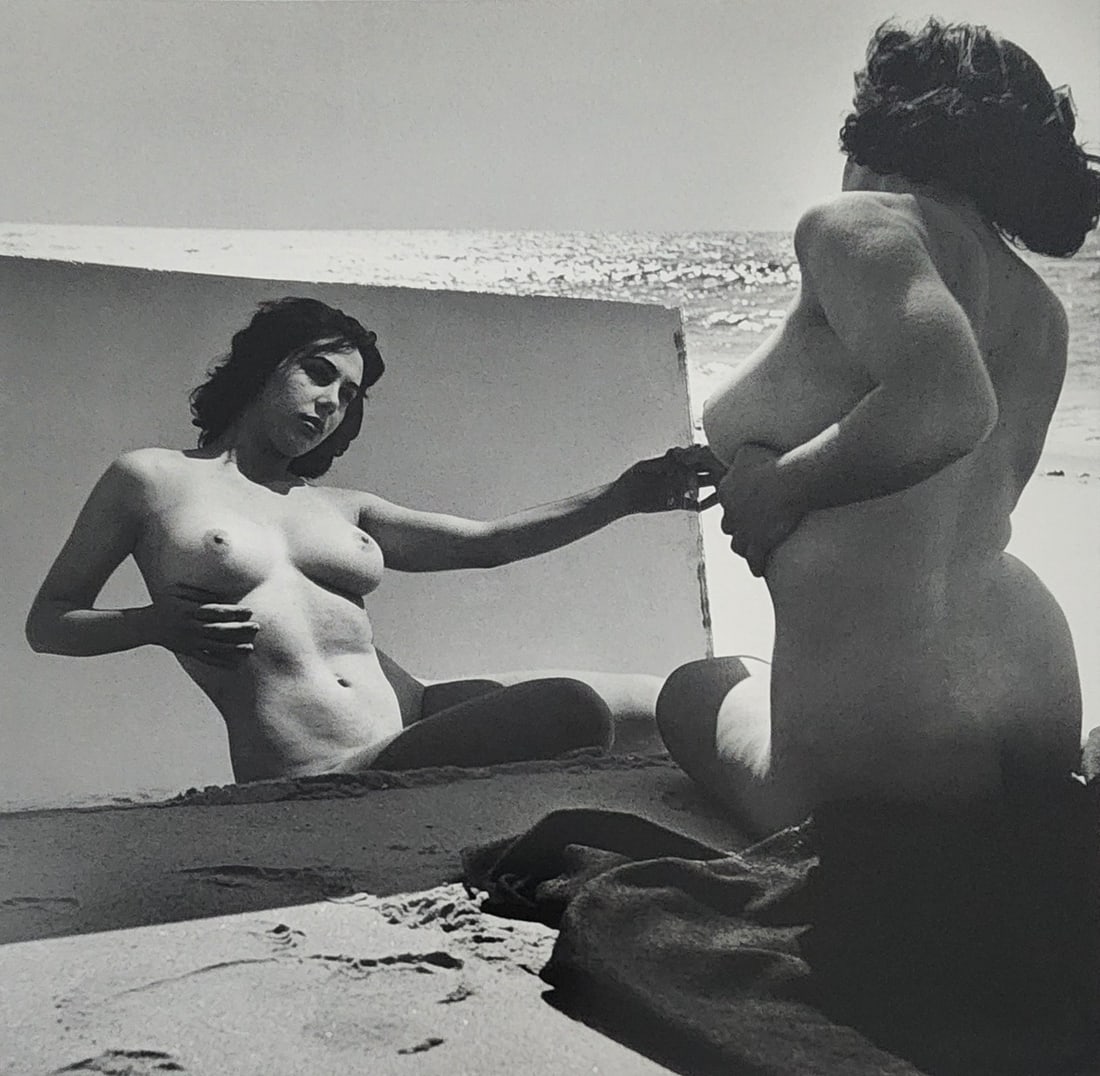 Andre de Dienes - Nude Studies 2005: Artist/Photographer: Andre de Dienes Title/Subject: Nude Studies Type Of Print: Authentic Sheet Fed Photogravure/Heliogravure. Date Of Print: 2005 Paper: Medium weight, satin/matte finish. Print Origi