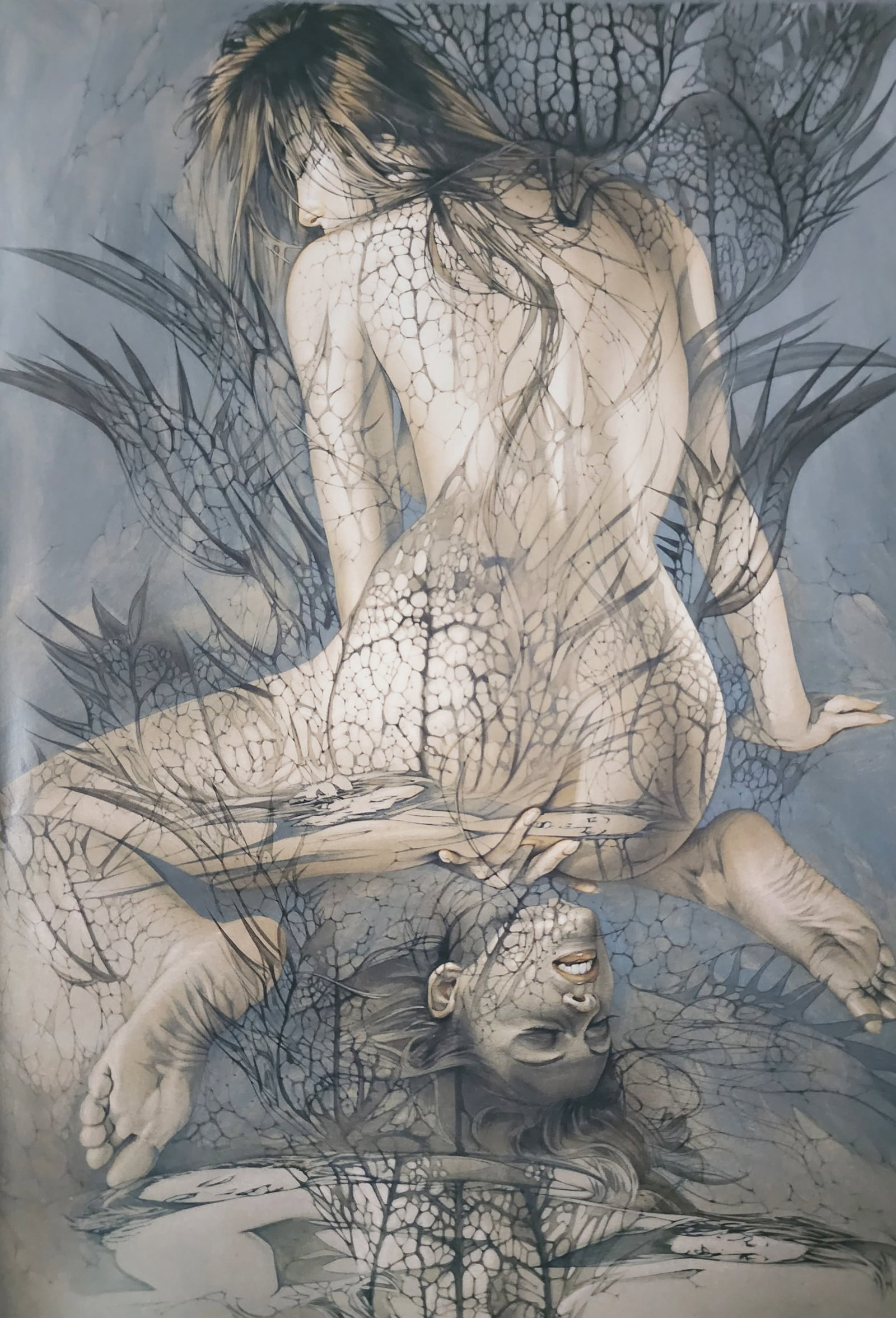 Hajime Sorayama, 'Untitled', Offset Lithograph - Large Format, 1997: Artist: Hajime Sorayama Title: Untitled Year: 1997 Offset Lithograph Dimensions: 14x10 inches Mount Board Size 16x20 inches Professionally dry Mounted on acid free backing with a 4 ply mattCondition: 