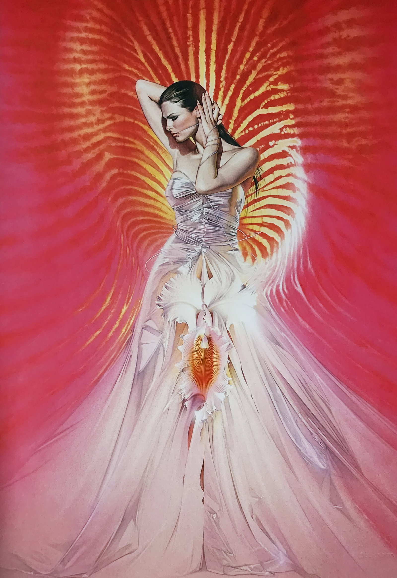 Hajime Sorayama, 'Untitled', Offset Lithograph - Large Format, 1997: Artist: Hajime Sorayama Title: Untitled Year: 1997 Offset Lithograph Dimensions: 14x10 inches Mount Board Size 16x20 inches Professionally dry Mounted on acid free backing with a 4 ply mattCondition: 