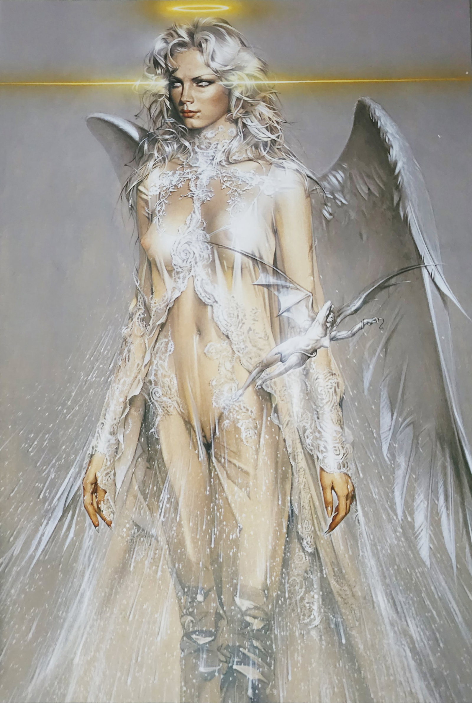 Hajime Sorayama, 'Untitled', Offset Lithograph - Large Format, 1997: Artist: Hajime Sorayama Title: Untitled Year: 1997 Offset Lithograph Dimensions: 14x10 inches Mount Board Size 16x20 inches Professionally dry Mounted on acid free backing with a 4 ply mattCondition: 