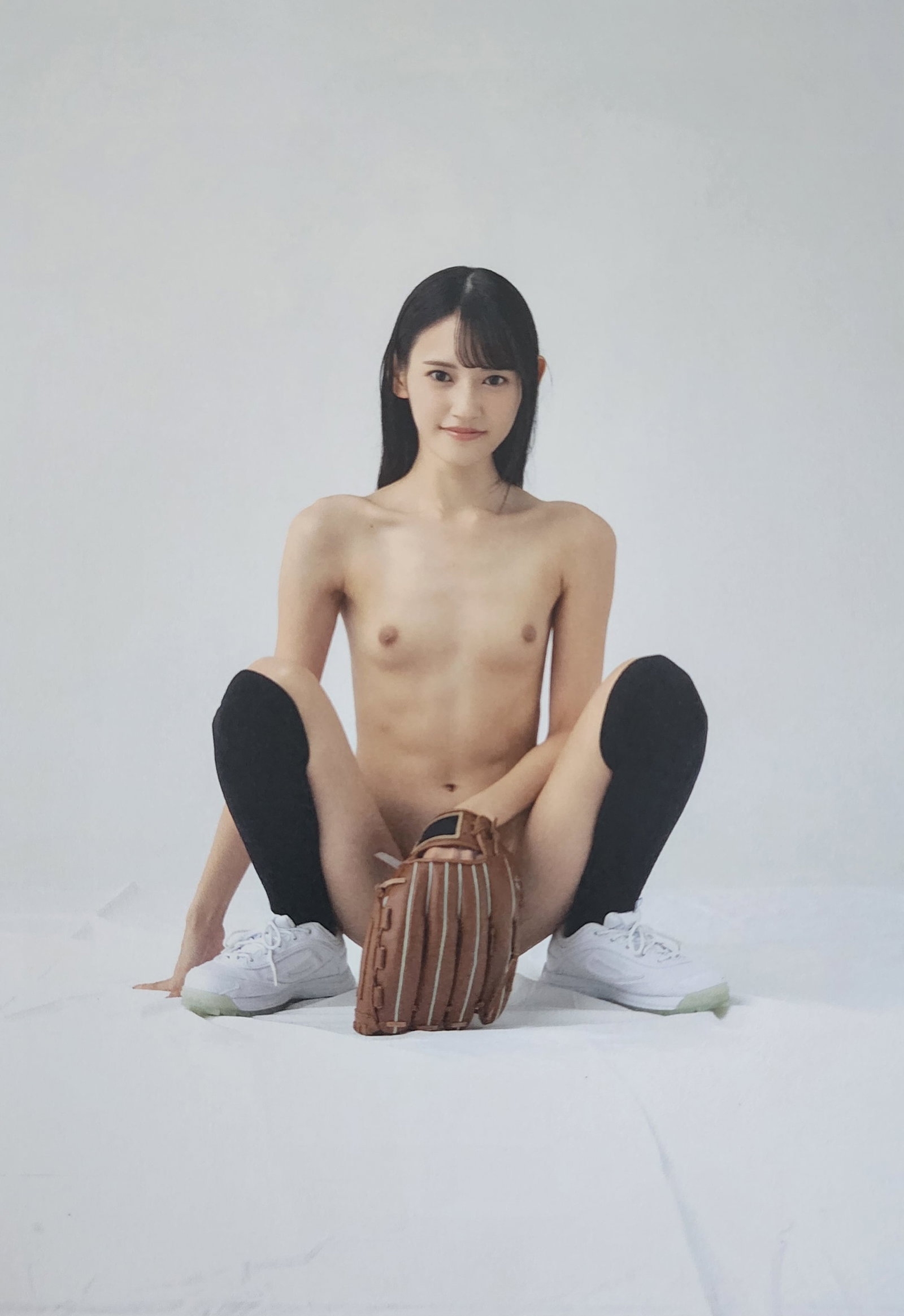 Umi Yatsugake, Absolute Sports Pose, 2022: Model: Umi Yatsugake Title/Subject: Absolute Sports Pose Type Of Print: Authentic Sheet Fed Photogravure/Heliogravure. Date Of Print: 2022 Paper: Medium weight, satin/matte finish. Print Origin: Japan
