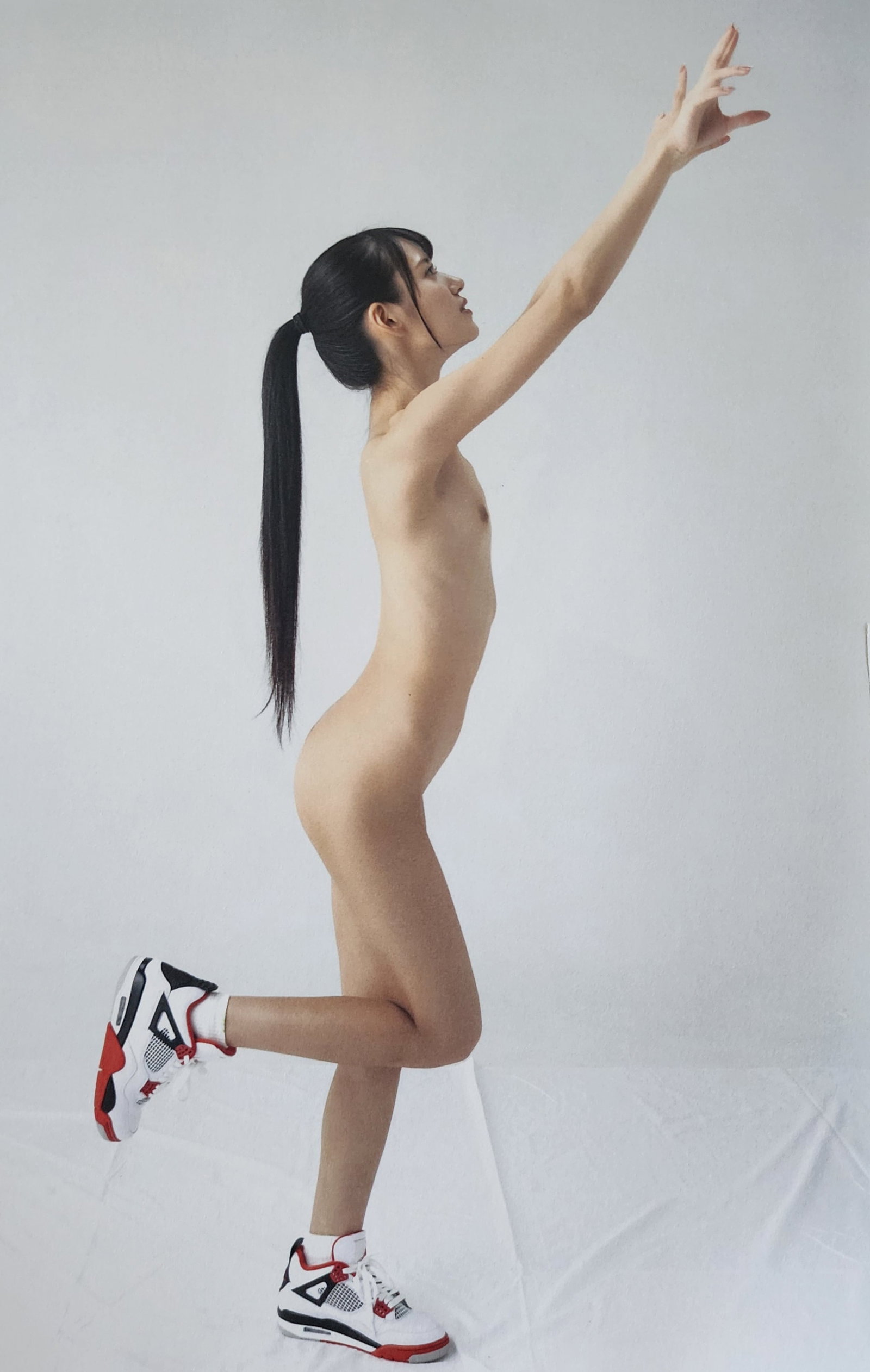 Umi Yatsugake, Absolute Sports Pose, 2022: Model: Umi Yatsugake Title/Subject: Absolute Sports Pose Type Of Print: Authentic Sheet Fed Photogravure/Heliogravure. Date Of Print: 2022 Paper: Medium weight, satin/matte finish. Print Origin: Japan