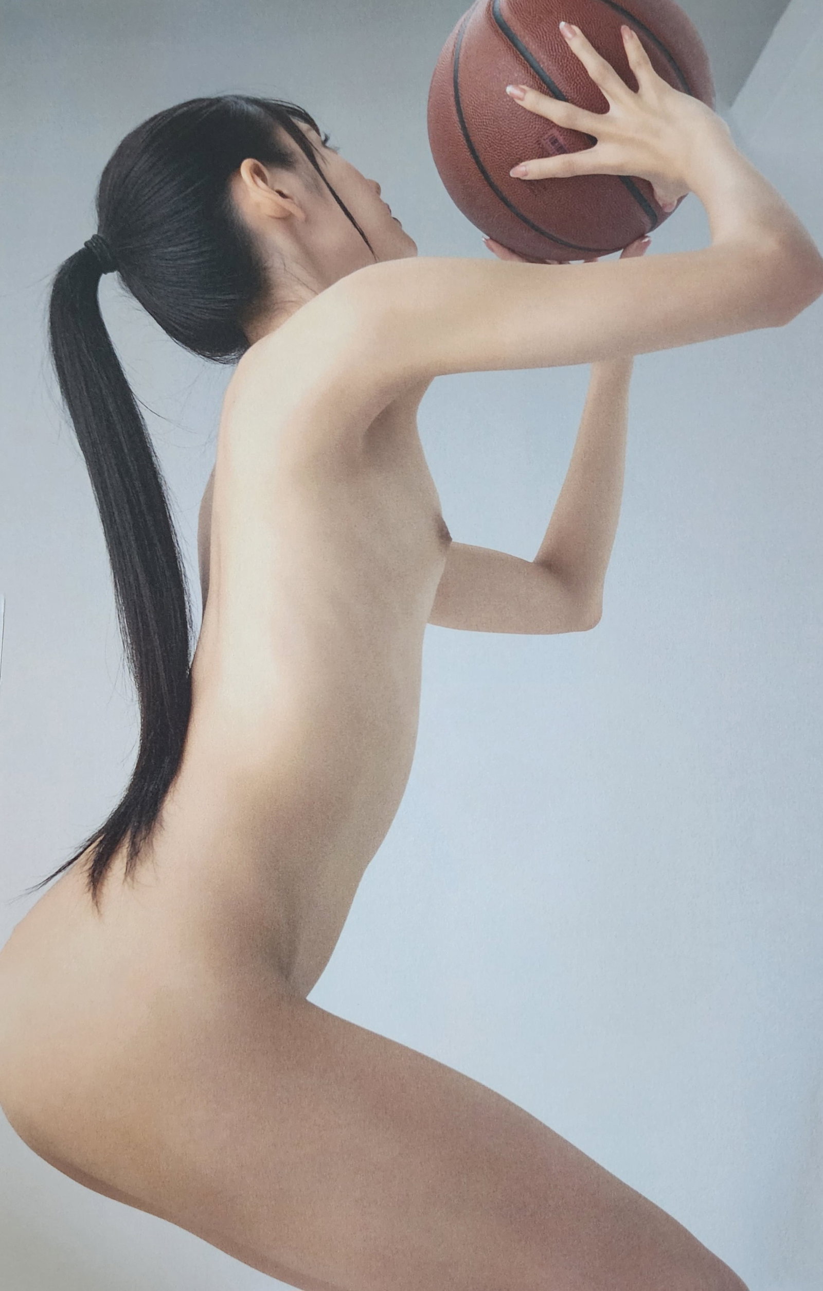 Umi Yatsugake, Absolute Sports Pose, 2022: Model: Umi Yatsugake Title/Subject: Absolute Sports Pose Type Of Print: Authentic Sheet Fed Photogravure/Heliogravure. Date Of Print: 2022 Paper: Medium weight, satin/matte finish. Print Origin: Japan